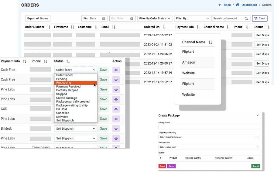 Simplifying multi-shipments with single order