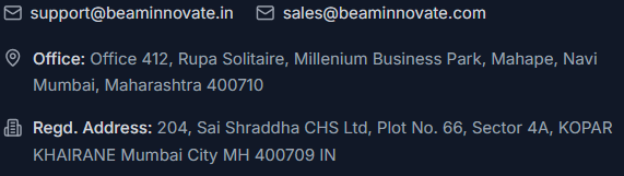 Beam Innovate Contact Information and Addresses